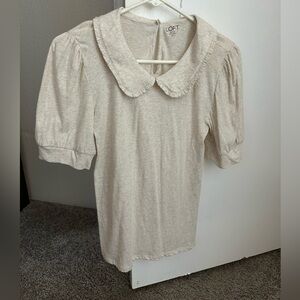 Loft small cream top professional top